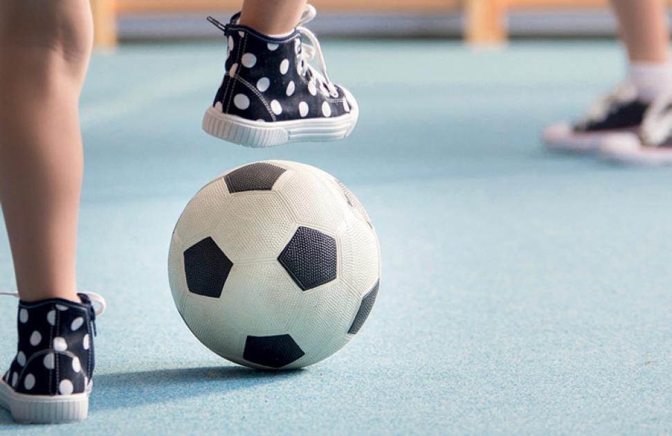 Foot en salle pour enfants