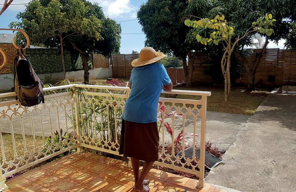 Personne âgée à La Réunion