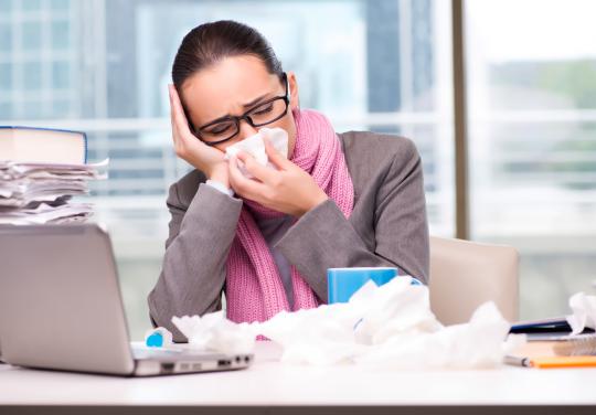 Présentéisme en cas de maladie