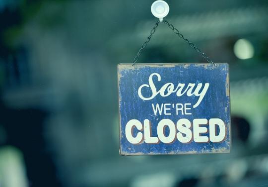 fermeture définitive