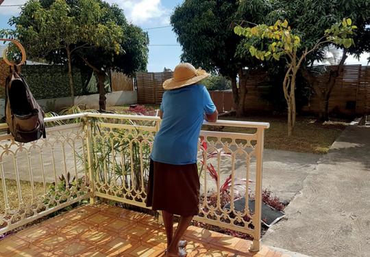 Personne âgée à La Réunion