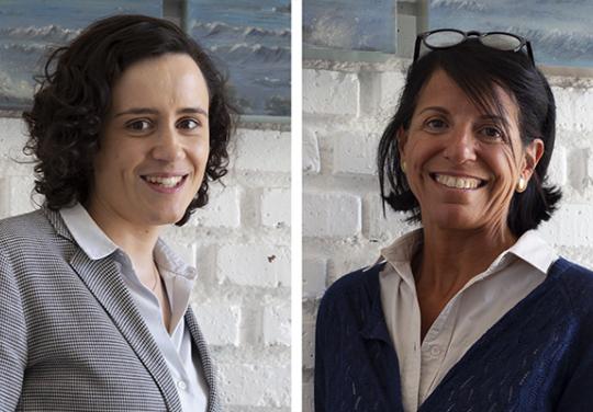 Saliha Grévin et Juliette Pinot