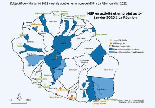 MSP en activité et projet au 1er janvier 2020